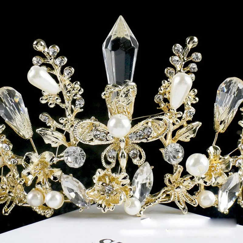 Новое свадебное платье для невесты аксессуары Хрустальная корона головной убор