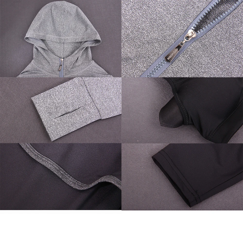 Женские спортивные костюмы с капюшоном из 3 предметов леггинсы + куртки