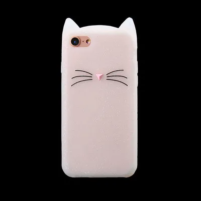 cat white Чехол для телефона s для iPhone 5 S 5S, чехол для iPhone SE, силиконовый 3D милый чехол для iPhone5, задняя крышка для iPhone 5se, чехол Capinha Para - Цвет: cat white
