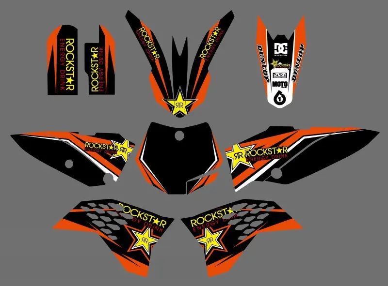 NICECNC 0533 набор графических наклеек для KTM SX65 SX 65 2009 2010 2011 2012 Новый соответствующий