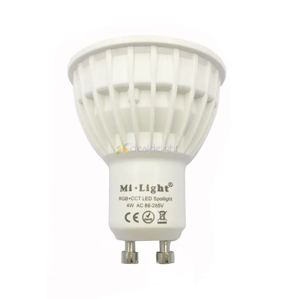 Mi. Light 4W GU10 RGB + CCT (2700-6500 K) Светодиодная лампа FUT103 2 4g с регулируемой яркостью для