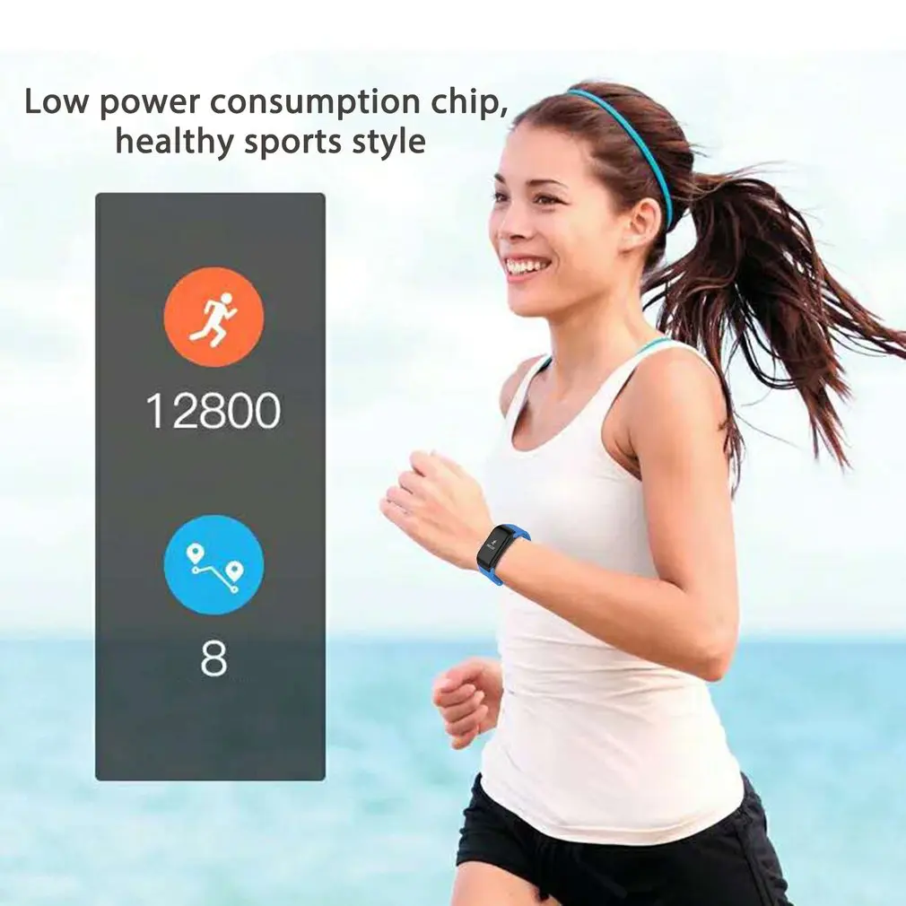 F1 водонепроницаемый браслет Смарт Браслет монитор сердечного ритма