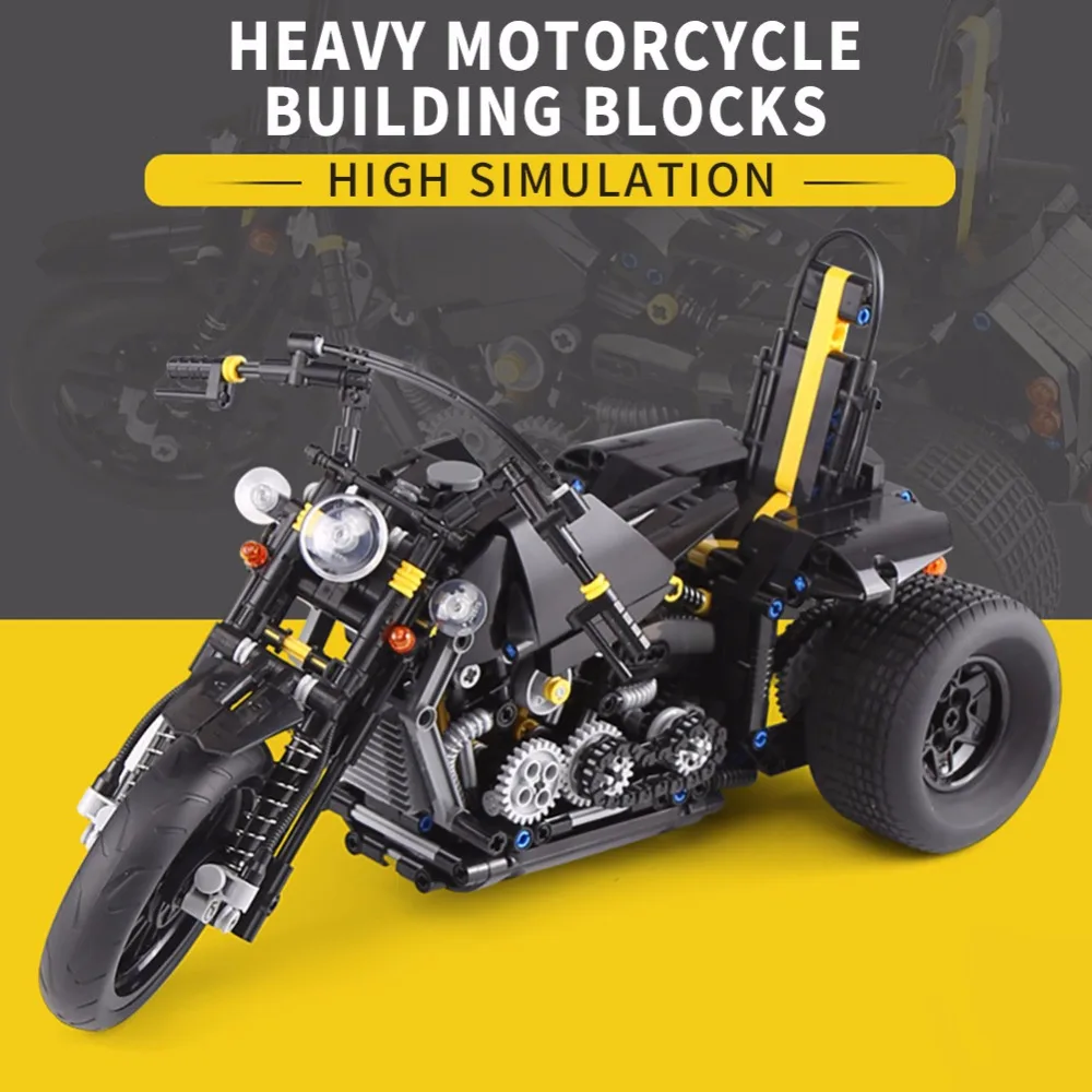 XINGBAO 03020 Technic машина серии Exploiture тяжелый мотоцикл строительные блоки набор