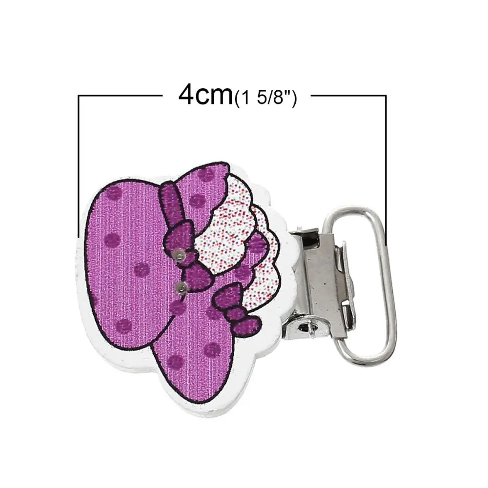 LF 5 шт. Деревянный Металл детская пустышка на цепочке с прищепкой зажимы сплошной