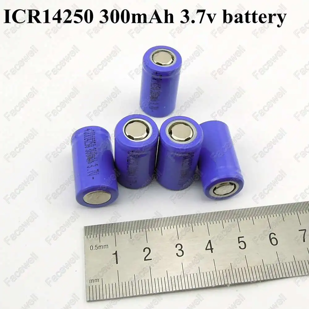 10 шт. Оригинальная батарея 14250 3 7 V 300 mAh литий ионная аккумуляторная liion батареи v mah