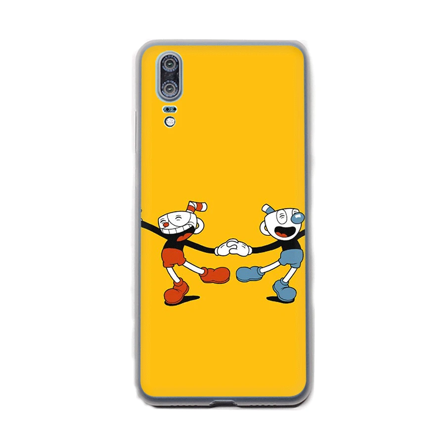 Жесткий чехол для телефона Desxz Cuphead Huawei P30 P8 P9 P10 P20 Pro Plus Lite Mini P Smart