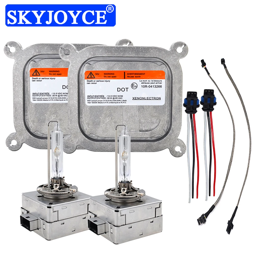 Комплект ксеноновых фар SKYJOYCE 35 Вт D1S OEM 8A5Z13C170A металлический балласт HID 6000K 5000K 8000K D3S