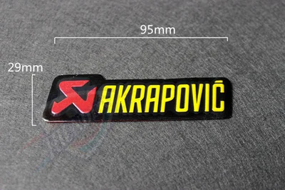 F CBR ttr 250cc 400cc AKRAPOVIC алюминиевая термостойкая мотоциклетная выхлопная наклейка на трубы наклейка Scorpio Yoshimura наклейка - Цвет: F