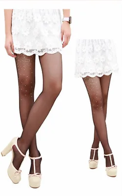 Женские летние прозрачные чулки черные цветные колготки | Женская одежда