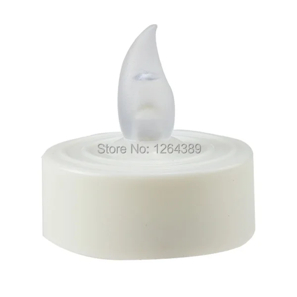 Новинка 100 шт. светодиодные Чайные свечи на батарейках беспламенные освещение