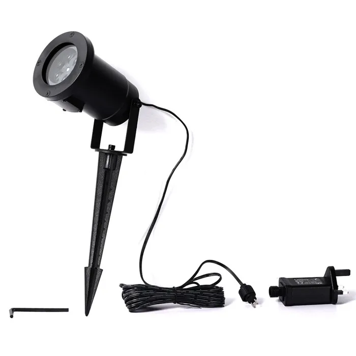 Рождественский белый снег сверкающий Ландшафтный проектор наружный Декор