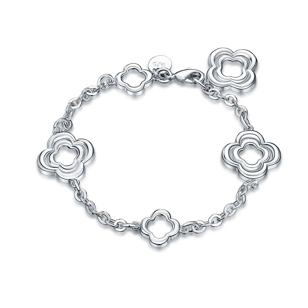 Inalis Мода 2017 г. серебро Браслеты для Для женщин Jewelry с подвесками и браслеты