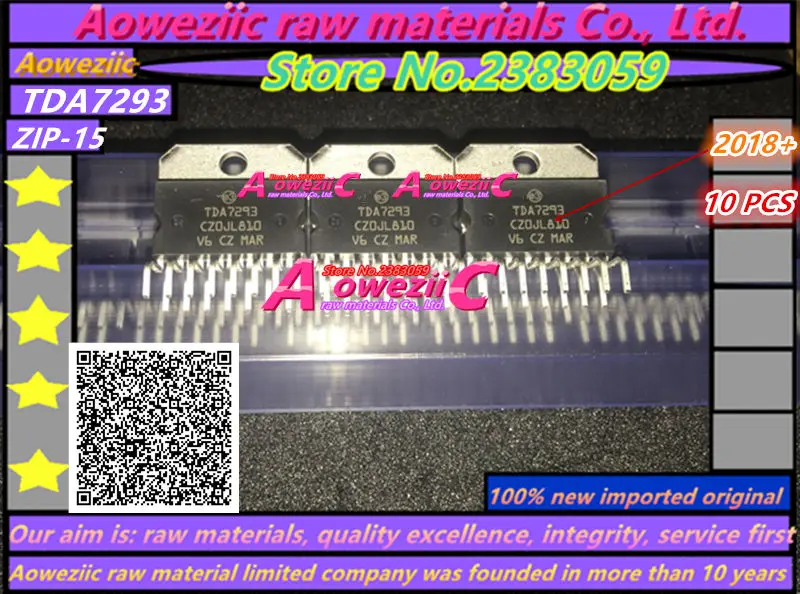 Aoweziic+ импортный TDA7293V TDA7293 TDA7294V TDA7294 TDA7297 TDA7297SA ZIP-15 аудио усилитель
