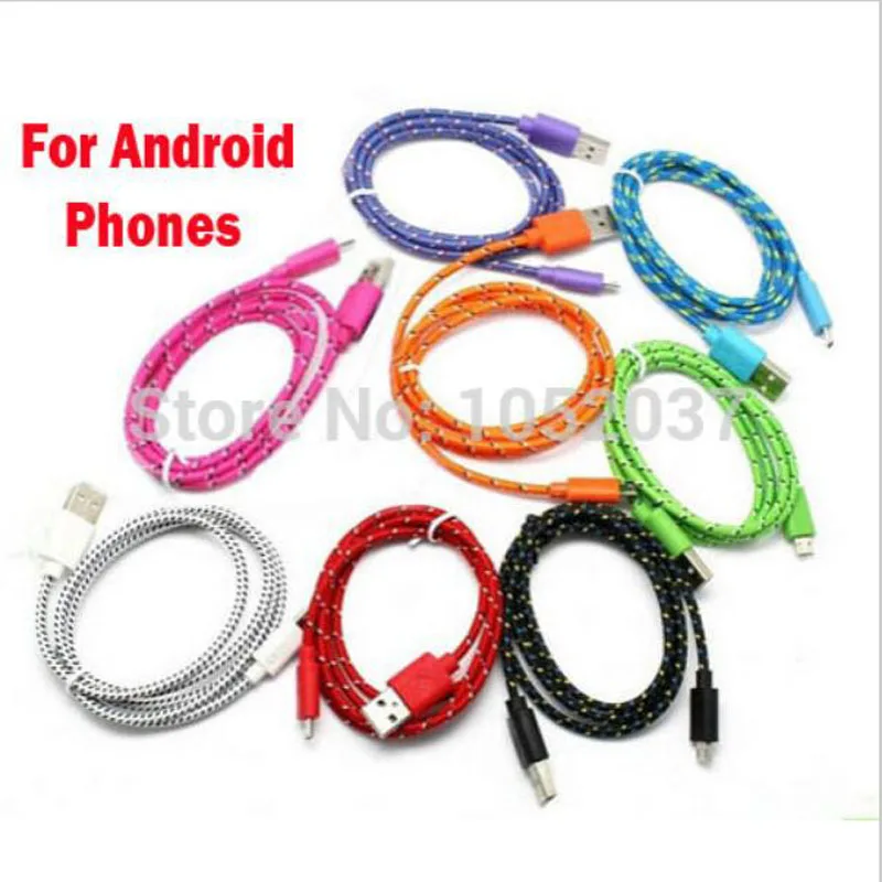 Кабель зарядный Micro usb нейлоновый для Samsung S7 S6 edge S4 S3 Note 2 4 5 XiaoMi Lenovo Sony LG Huawei|charging