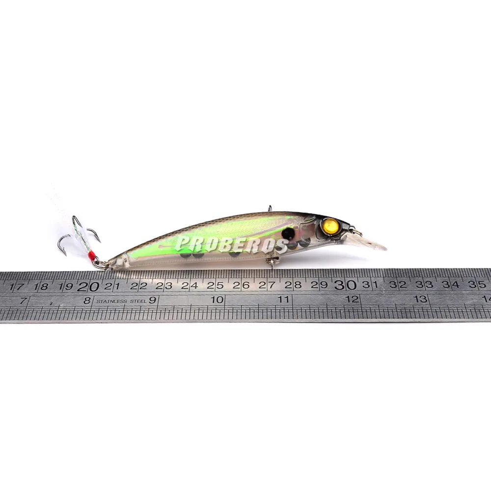 1 шт. пластиковые рыболовные приманки в виде гольяна жесткие Троллинговые