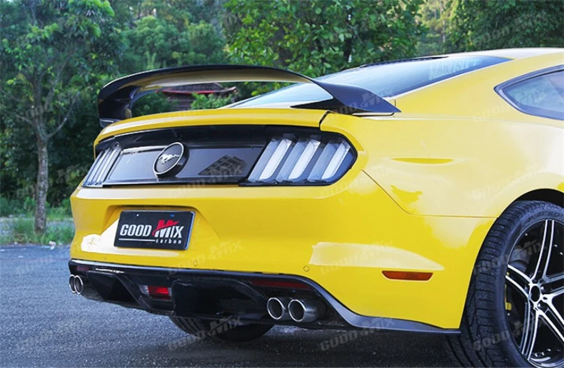 

Carbon Fiber Spoiler For Ford Mustang 2014.2015.2016.2017 High Quality Wing Spoilers Auto Accessories