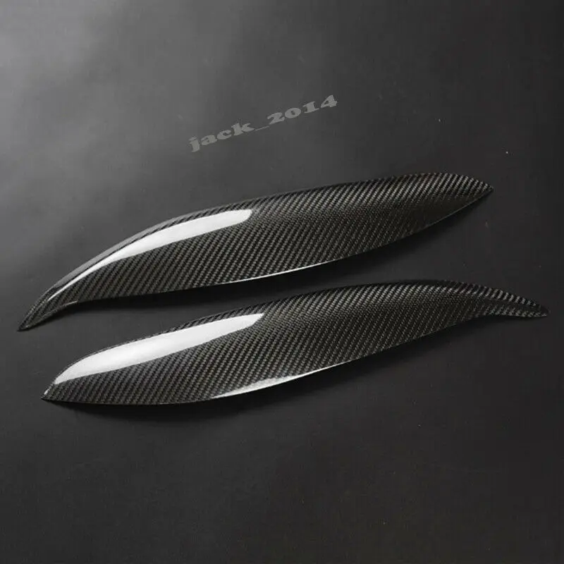 Подходит для 1999 2000 CIVIC Real CAEBON FIBER Крышка фар век бровей бровей|Абажуры| |