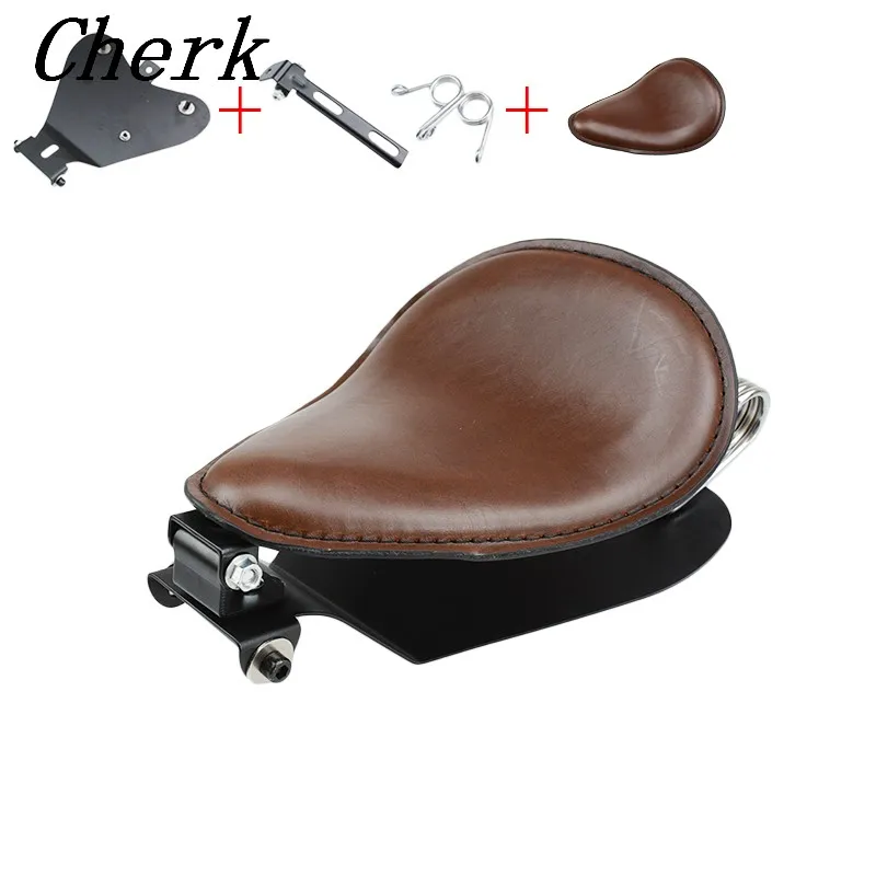 Основание для сиденья мотоцикла коричневое соло 3 дюйма комплект кронштейнов