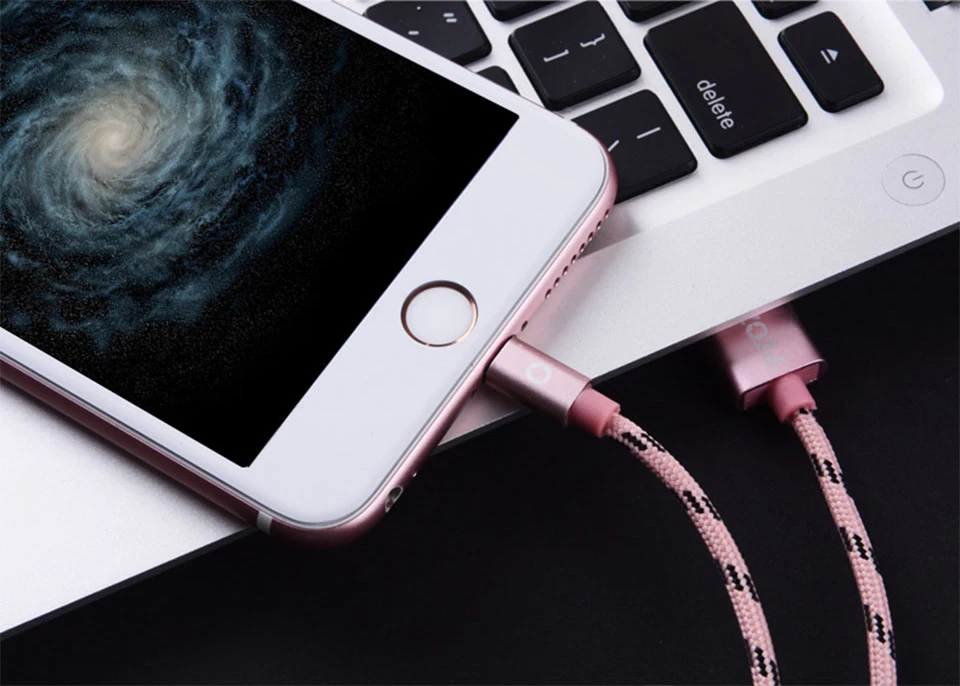 PZOZ Lightning Кабель USB кабель быстрое зарядное устройство MFI кабели для i6 iphone X 8 7 6 6s Plus iphone 5s 5se ipad air мобильный телефон кабель