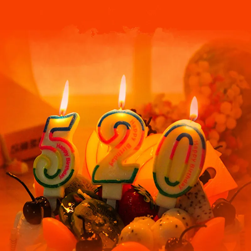 Свеча-цифра на торт 2019 год для дня рождения украшения тортов | Дом и сад