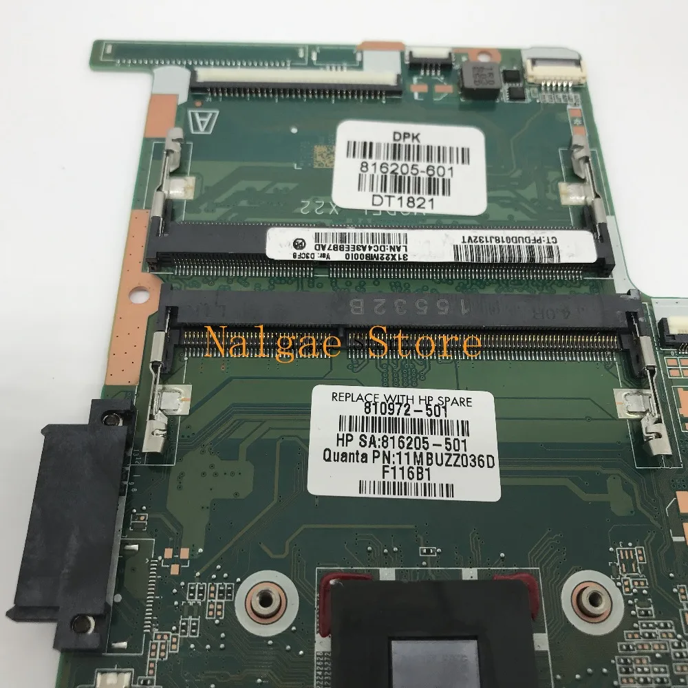 Материнская плата 816205 501 810972 fo hp PAVILION NOTEBOOK 14 AB084CA AB X22 материнская для ноутбука A8 7410