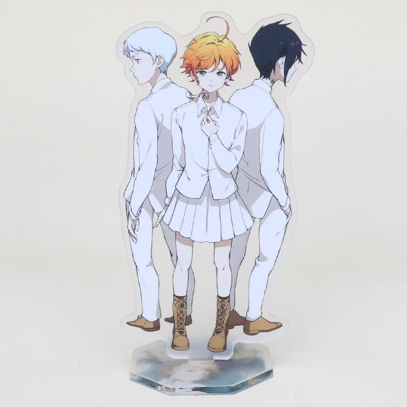 Аниме обещанная Neverland Yakusoku no Neverland Эмма Рей Норман акриловая модель на подставке фигурка на Рождество милые подарки - Цвет: 3