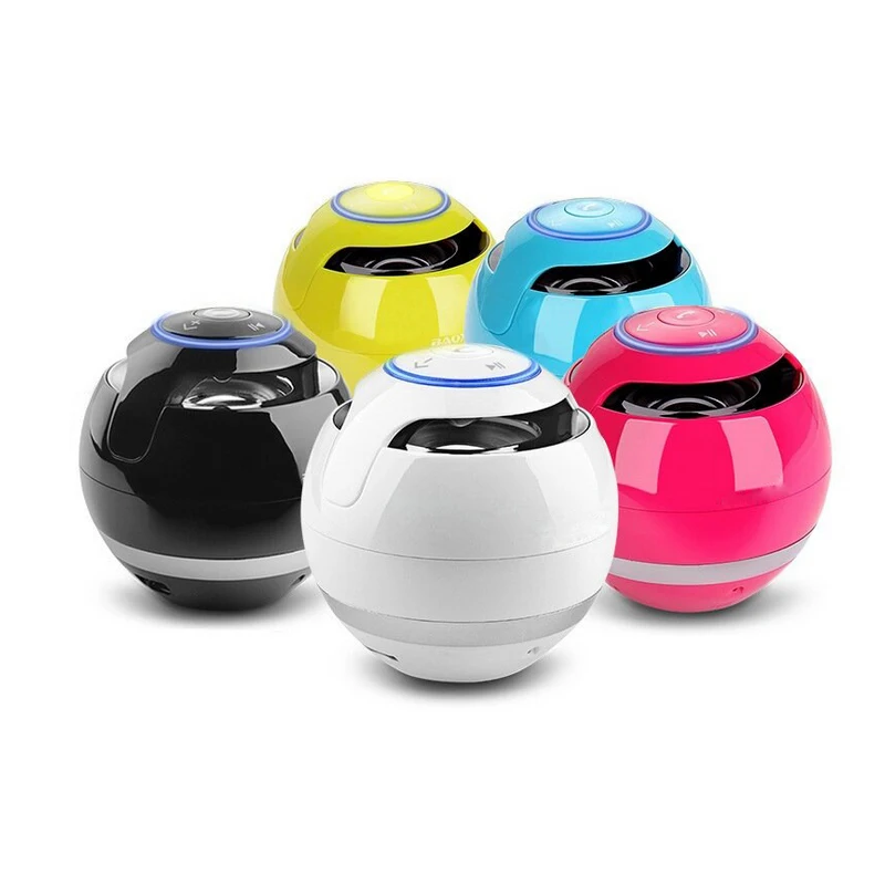 Портативный мини Bluetooth Speaer мяч белый беспроводной сабвуфер динамик микрофон TF