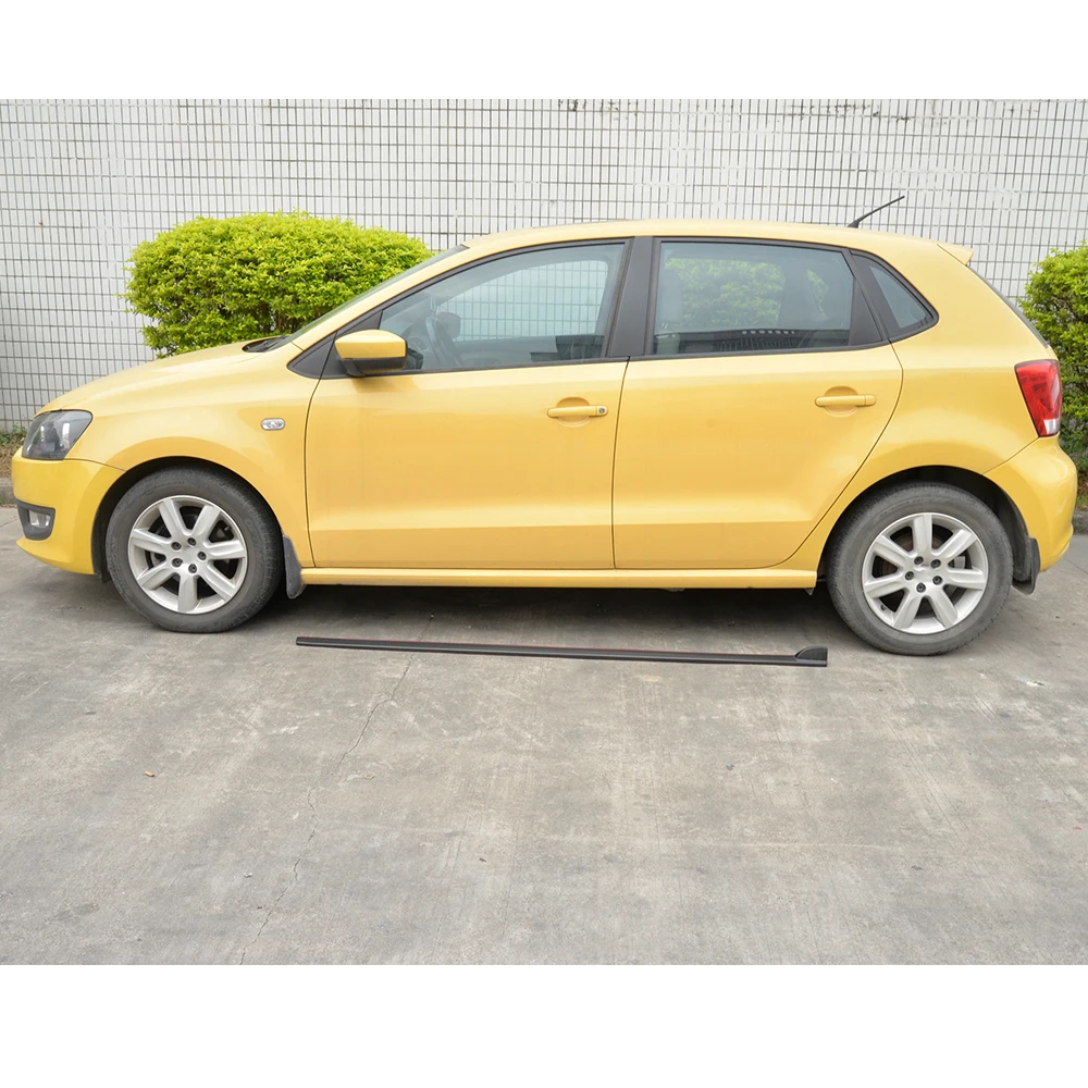 Боковые юбки из углеродного волокна спойлер для подбородка губ Volkswagen VW POLO Standard