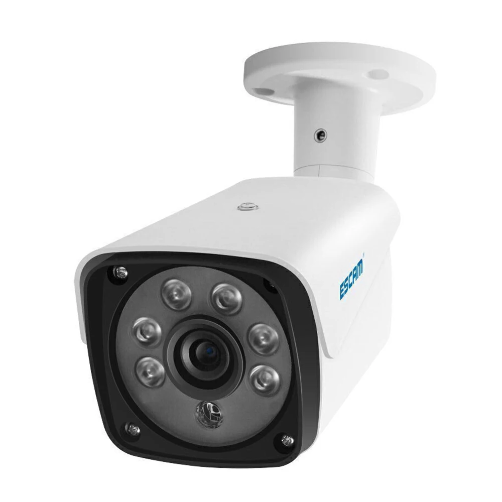 Новые ESCAM QH002 HD 2MP IP Камера ONVIF H.265 P2P открытый Водонепроницаемый ИК Bullet с Smart анализ