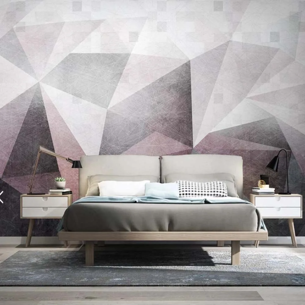3D Abstract Stripe Line Geometry Mural Larger Size Photo Wallpaper Murals Bedroom Canvas Landscape European Modern Wall Papers |