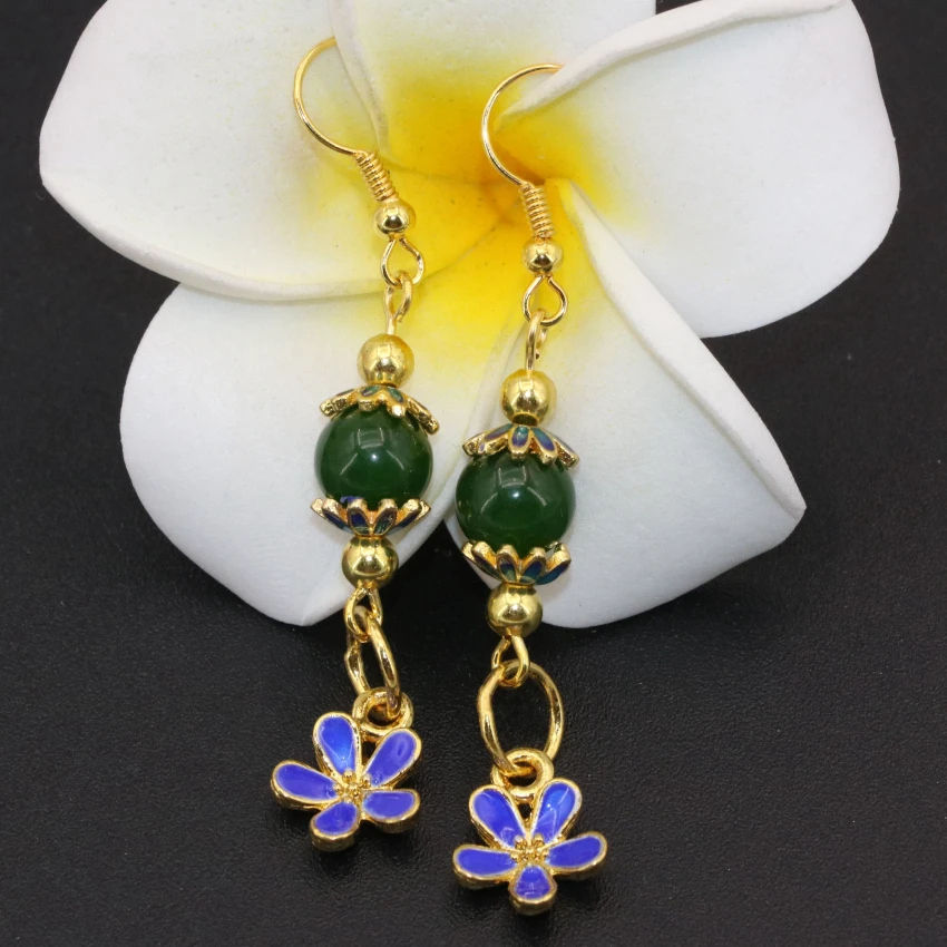 Оптовая цена модных подвесок в стиле Богемия золотистого цвета длинные серьги-каффы для женщин высокого качества украшения B2628.