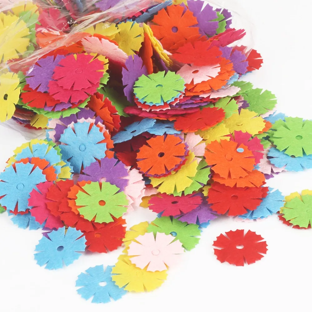 50-100 шт. Разноцветные Креативные нетканые нашивки Детские материалы ручной