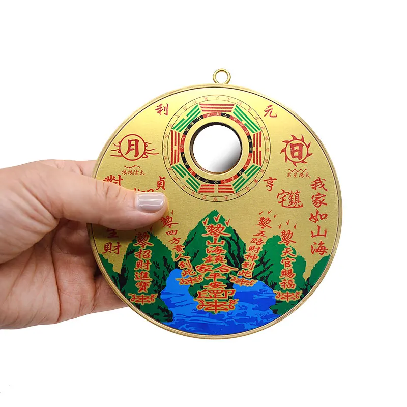 Круглый настенный экран дверного проема фэн-шуй ShanHai для домашней защиты восемь