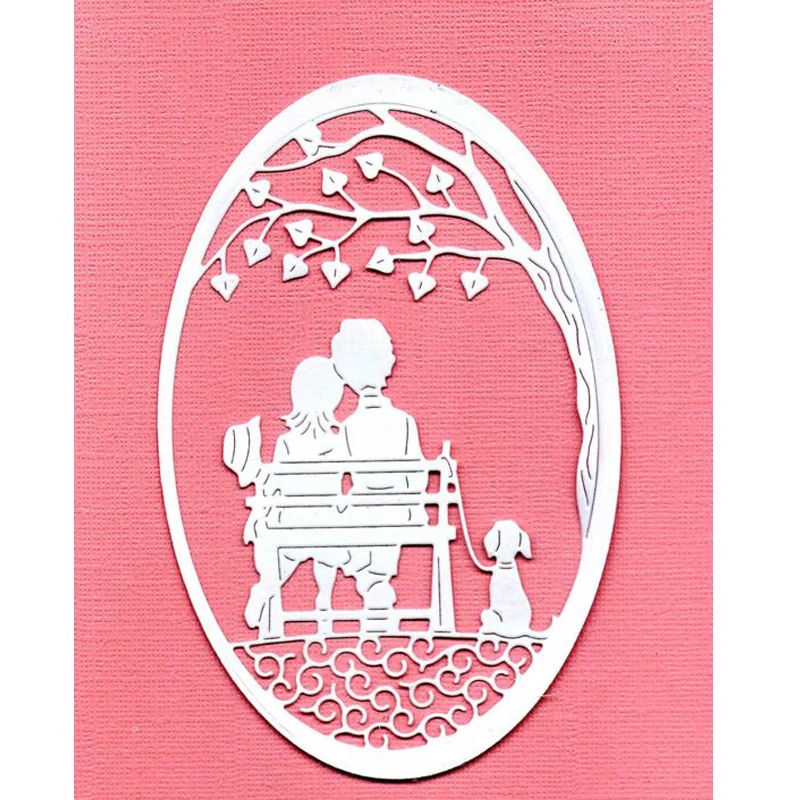

Romantic Sweet Time Metal Cutting Dies Stencils For DIY Scrapbooking Valentine Decorative Embossing Paper Cards Craft Die Cut