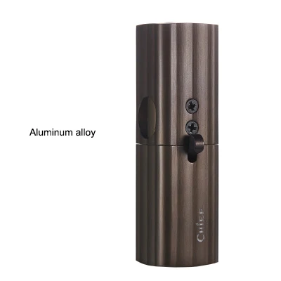 Aluminum alloy Главный автоматический отскок масляная Зажигалка латунь и алюминиевый сплав Ретро коллекция трубы зажигалка 85*23*23 мм 99/245 г подарок - Цвет: Aluminum alloy