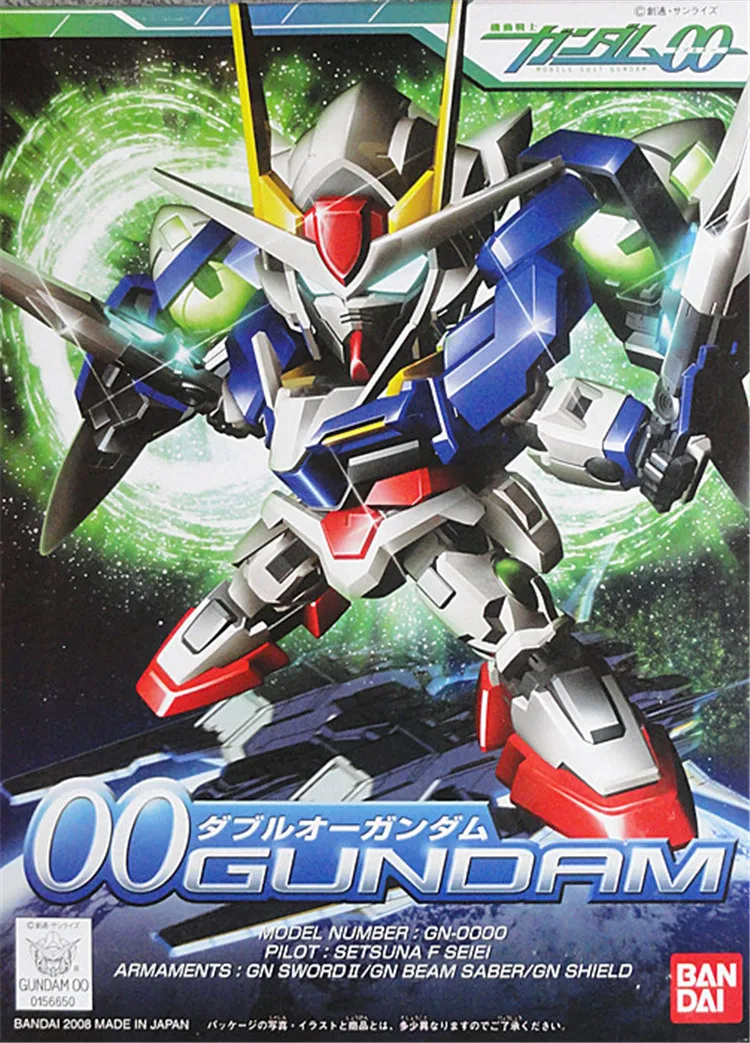 Bandai SD BB 316 00 мобильный костюм Gundam сборные модели наборы фигурки детские
