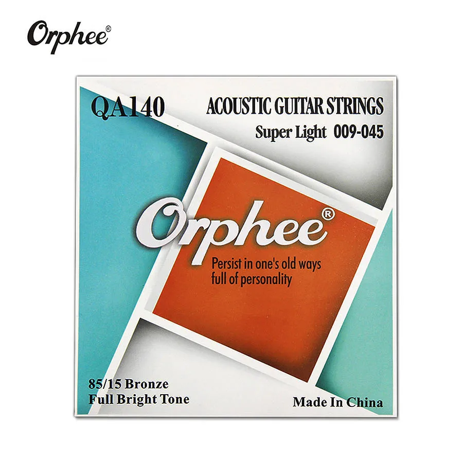 Струна Orphee для акустической гитары суперлегсветильник 85/15 бронзовая насыщенный
