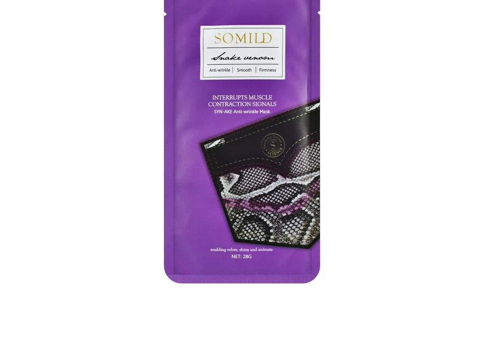 SOMILD Venom сыворотка красота нежная кожа увлажняющая Корейская маска для лица нежное питание черная голова уход за кожей против морщин лист маска