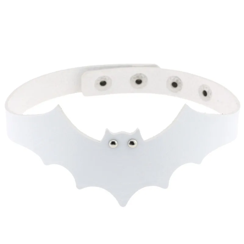 Fashion Steampunk Jewelry Accessories PU Leather Bat Wings Shape Chokers Necklace for Women Girl Couple Lovers Anime Punk Style | Украшения