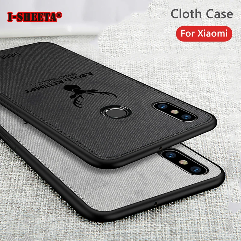 Прочный матовый Мягкий ТПУ для Xiaomi Mi A2 8 Lite Max 3 MIX 2S 3D олень ткань кожаный чехол Xiomi