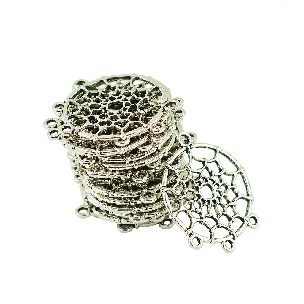 Оптовая продажа 120 шт. ожерелье Ловец снов с индейцами для изготовления сережек и