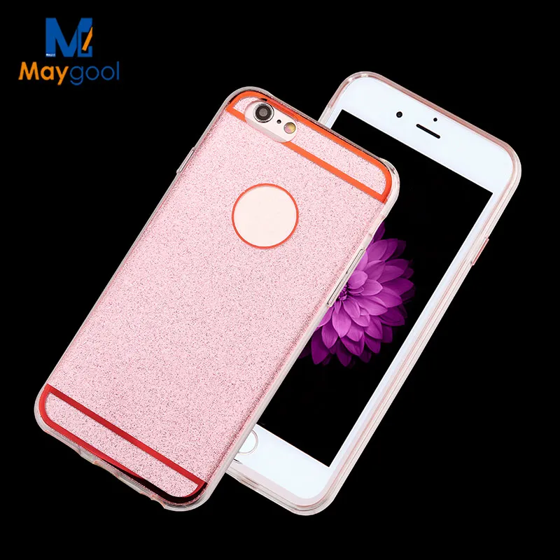 Maygool Bling Телефонные Чехлы для iPhone 6 6S 5 5S 6plus плюс блеск силиконовые мангала Мягкие