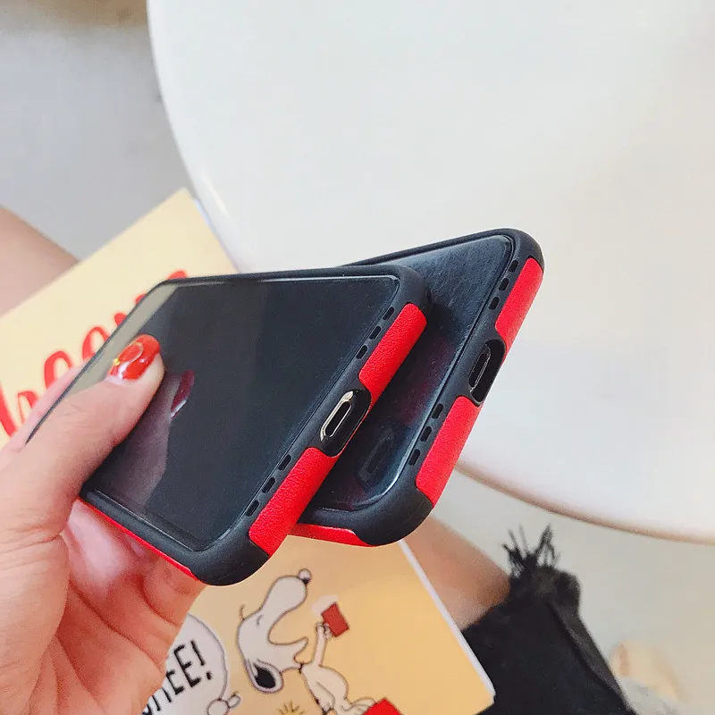 Cartoon Phone Case For iPhone XR XS MAX X 8P Soft TPU 7 6 6S Plus Funny Letter Smile Little Boy Girl Back Cover |