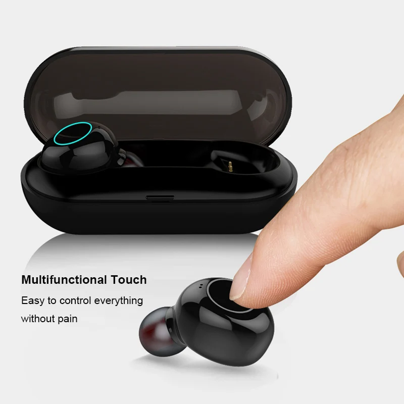 Беспроводные наушники Bluetooth гарнитура с сенсорным управлением шумоподавление IPX