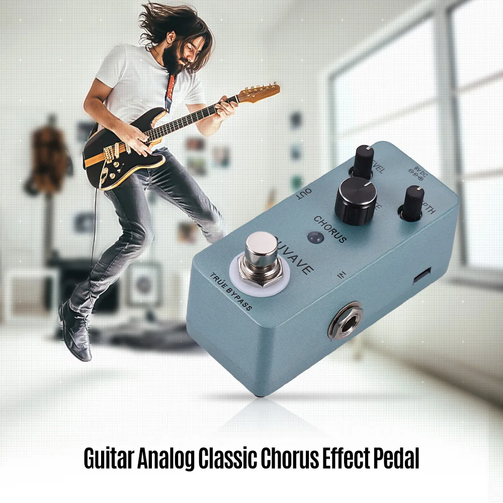 

Guitar Analog Classic Chorus Effect Pedal True Bypass Full Metal Shell