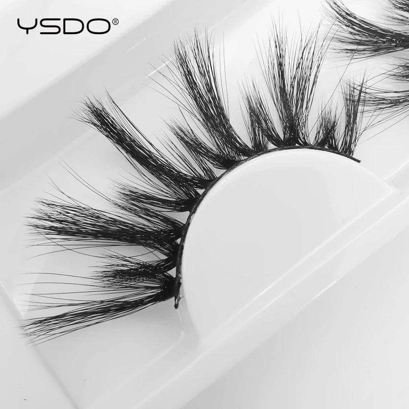 Ресницы 3d норковые YSDO 1 пара 25 мм ресницы драматические натуральные накладные