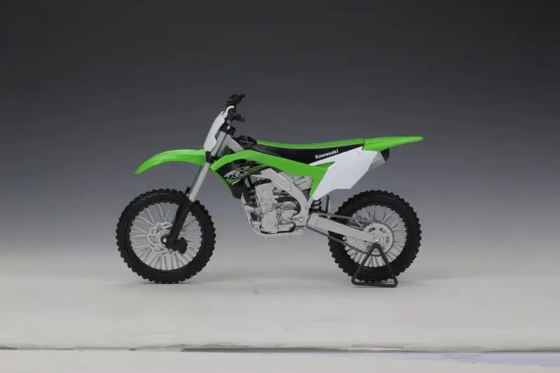 Welly 1:10 Kawasaki KX250F литой мотоцикл велосипед Модель игрушки в коробке