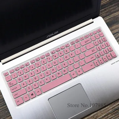 Pink Для ASUS VivoBook 15 N580gd N580v NX580 R560UD R560U R560 15 15,6 дюйма силиконовая клавиатура для ноутбука кожного покрова защитная пленка - Цвет: Pink