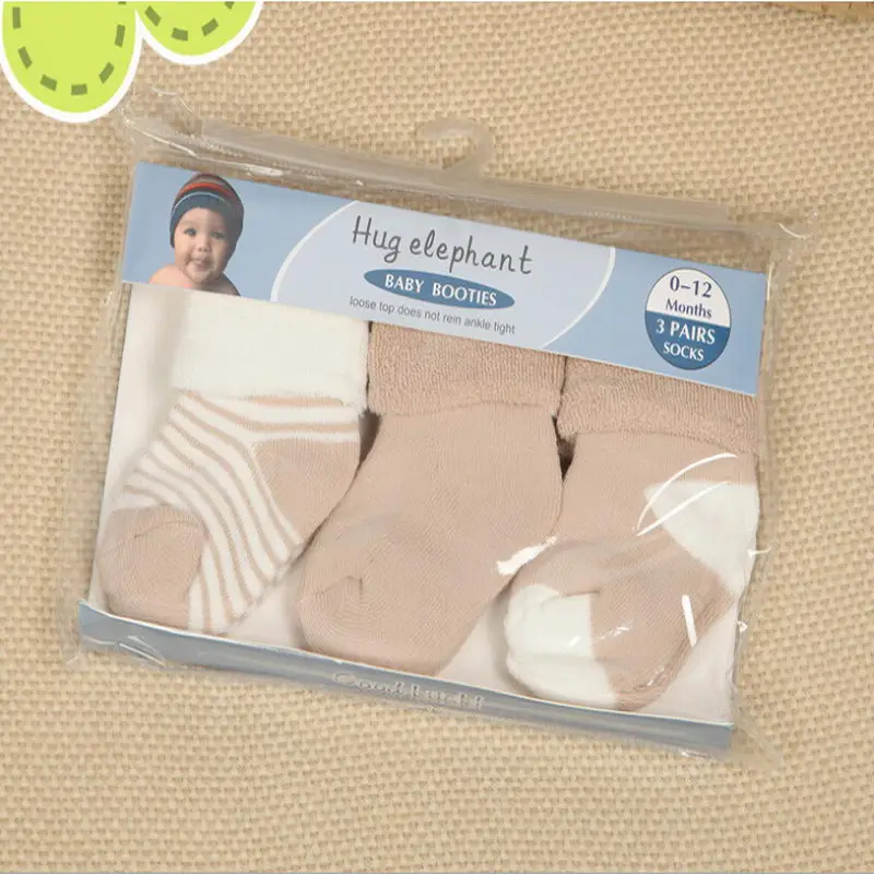 Детские хлопковые дышащие антибактериальные Чулочные изделия 3 пары/Лот | Носки