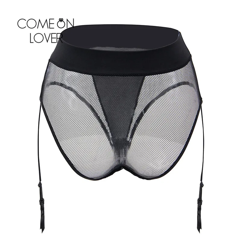 Женские трусы с высокой талией Comeonlover прозрачные подвязкой PI5090 | Женская одежда